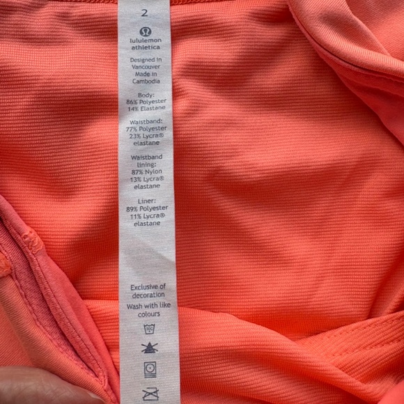 Lululemon Speed Up Short Low rise, 4” length, 2 - Picture 4 of 4